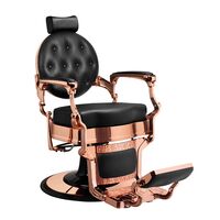 Барбер кресло BUZZ Rose Black