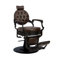 Барбер кресло BUZZ Black Brown